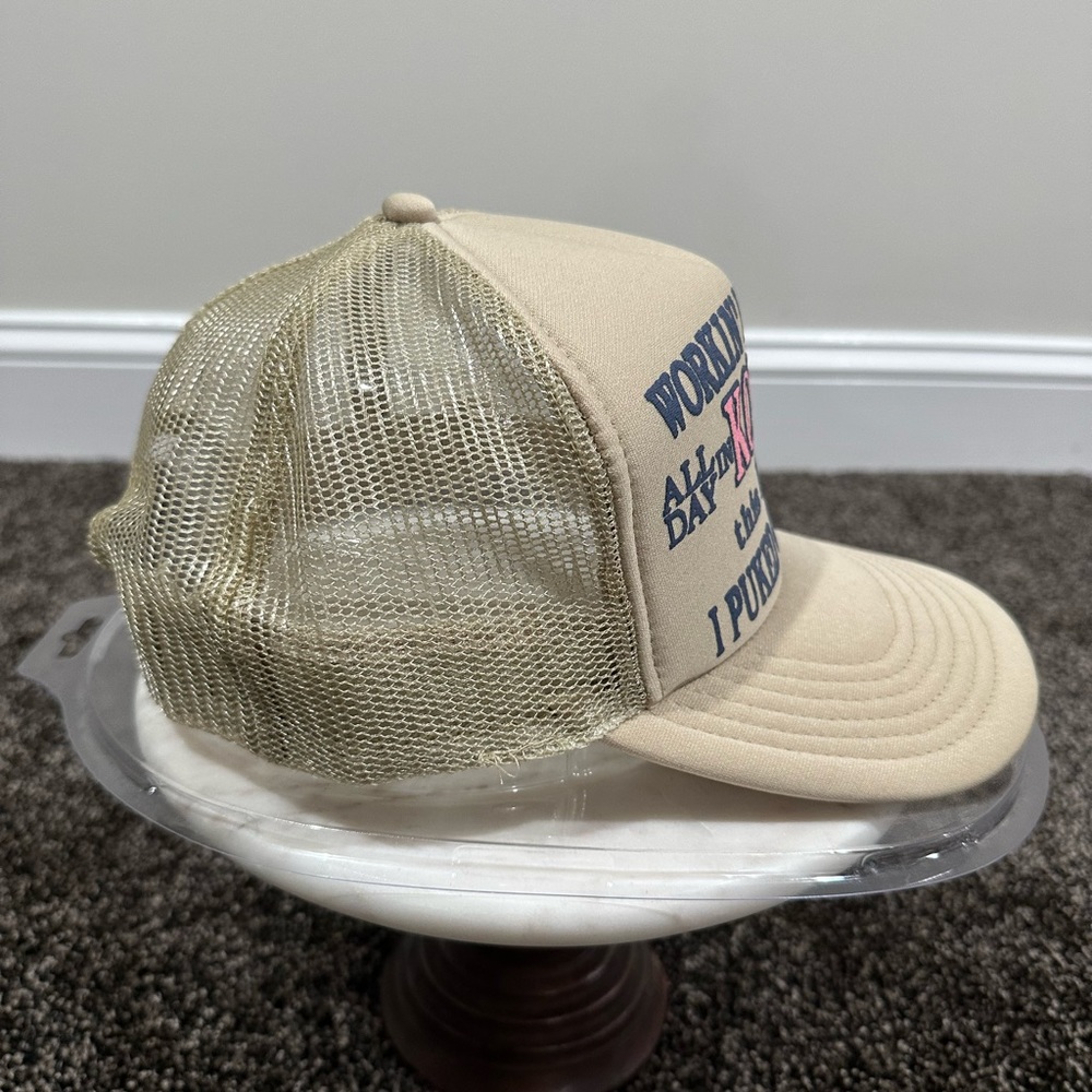 Kapital Kountry Workin’ Like a Dog Trucker Tan Hat 2020 - Picture 5 of 10